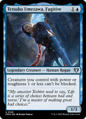 Tetsuko Umezawa, Fugitive (126) [Commander Masters]