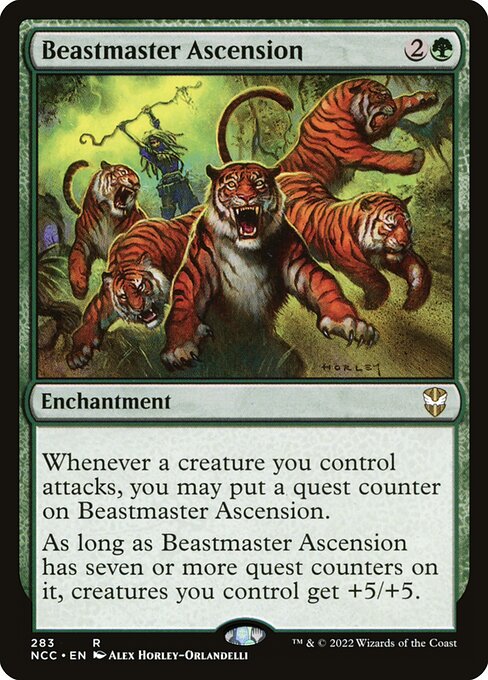 Beastmaster Ascension (283) [New Capenna Commander]