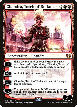 Chandra, Torch of Defiance (110s) [Kaladesh Promos]