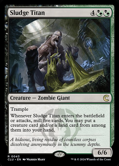 Sludge Titan (43) [Ravnica: Clue Edition]