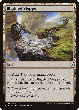 Blighted Steppe (232) [Battle for Zendikar]