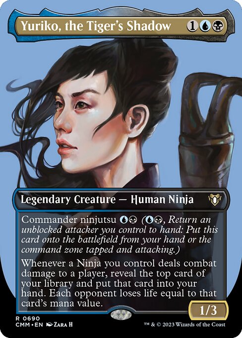 Yuriko, the Tiger's Shadow (690) [Commander Masters] [Borderless]