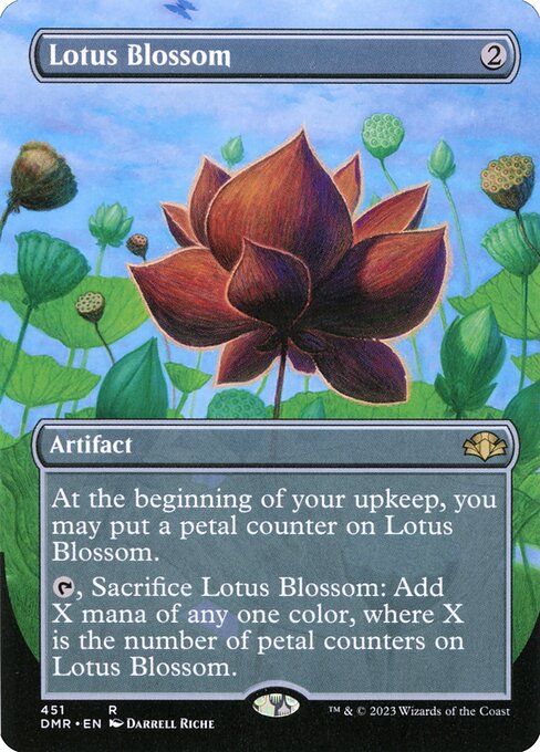 Lotus Blossom (451) [Dominaria Remastered] [Borderless]