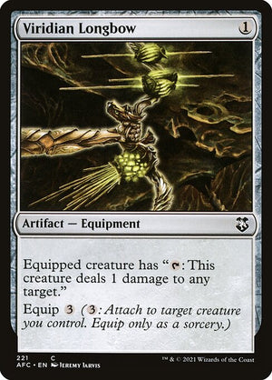 Viridian Longbow (221) [Forgotten Realms Commander]