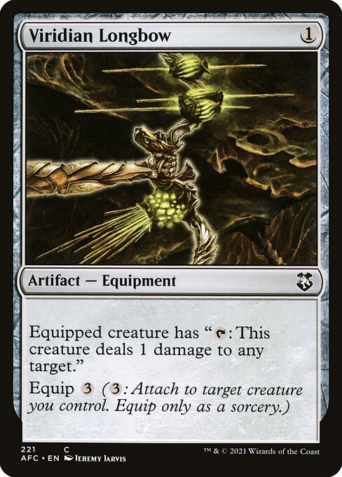 Viridian Longbow (221) [Forgotten Realms Commander]