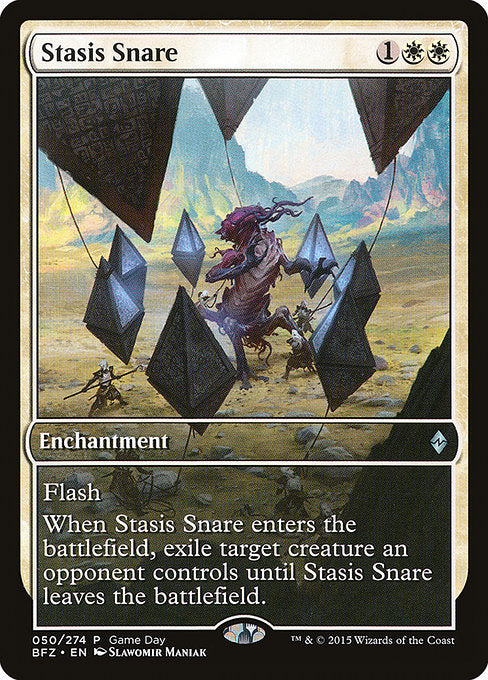 Stasis Snare (50) [Battle for Zendikar Promos]
