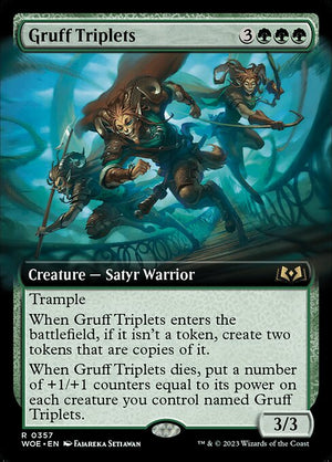 Gruff Triplets (357) [Wilds of Eldraine] [Extended Art]