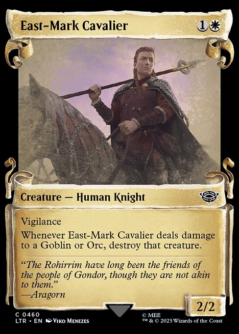 East-Mark Cavalier (460) [The Lord of the Rings: Tales of Middle-earth] [Showcase]
