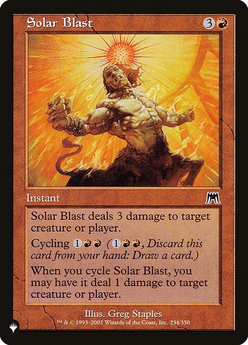 Solar Blast (ONS-234) [The List]