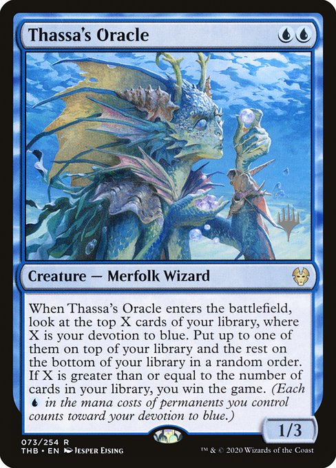 Thassa's Oracle (73p) [Theros Beyond Death Promos]