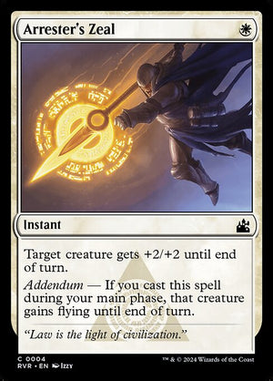 Arrester's Zeal (4) [Ravnica Remastered]