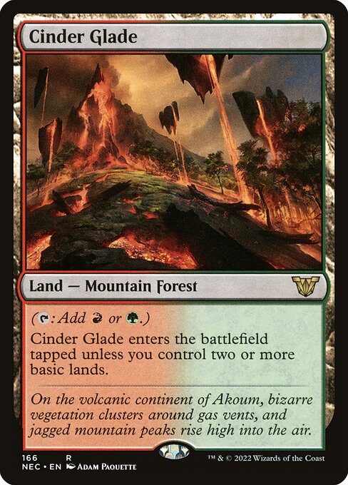Cinder Glade (166) [Neon Dynasty Commander]