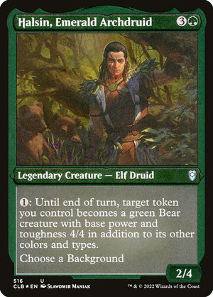 Halsin, Emerald Archdruid (516) [Commander Legends: Battle for Baldur's Gate]