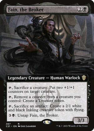 Fain, the Broker (367) [Commander 2021] [Extended Art]