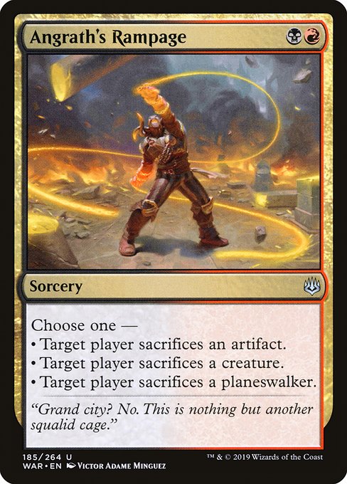 Angrath's Rampage (185) [War of the Spark]