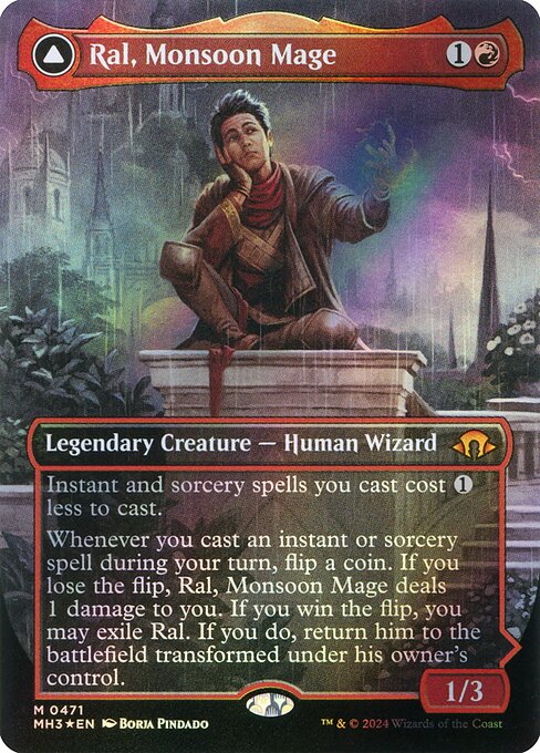 Ral, Monsoon Mage // Ral, Leyline Prodigy (471) [Modern Horizons 3]