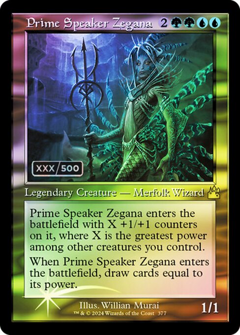 Prime Speaker Zegana (377z) [Ravnica Remastered]