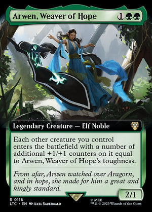 Arwen, Weaver of Hope (118) [Tales of Middle-earth Commander] [Extended Art]