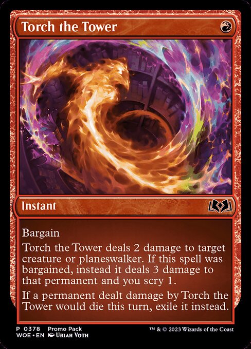 Torch the Tower (378) [Wilds of Eldraine]