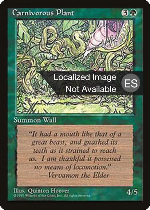 Carnivorous Plant (235) [Fourth Edition Foreign Black Border]