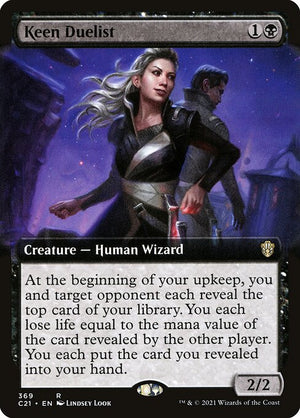 Keen Duelist (369) [Commander 2021] [Extended Art]