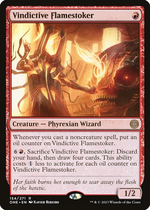 Vindictive Flamestoker (154) [Phyrexia: All Will Be One]