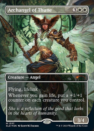 Archangel of Thune (1337) [Secret Lair Drop] [Borderless]