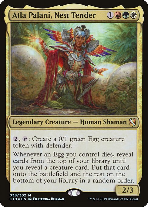 Atla Palani, Nest Tender (38) [Commander 2019]