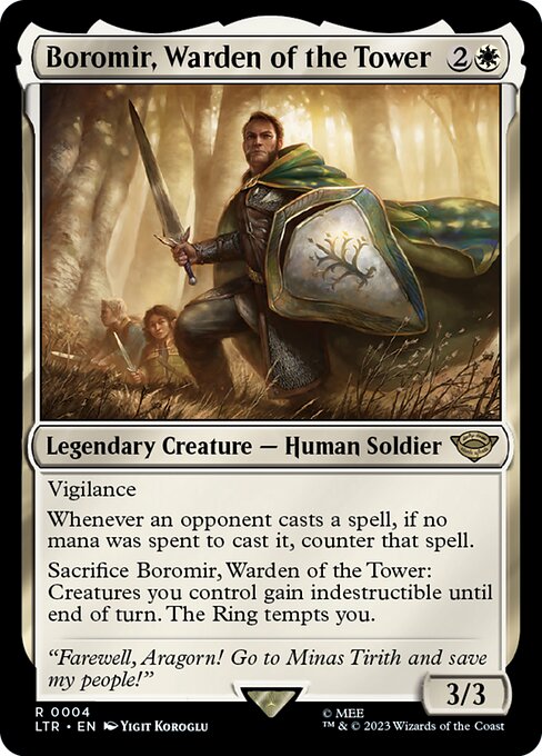 Boromir, Warden of the Tower (4) [The Lord of the Rings: Tales of Middle-earth]