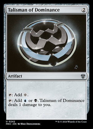 Talisman of Dominance (242) [Murders at Karlov Manor Commander]