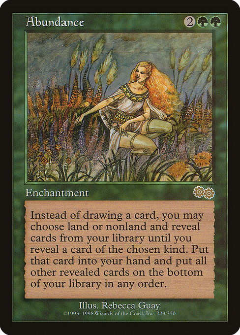 Abundance (229) [Urza's Saga]