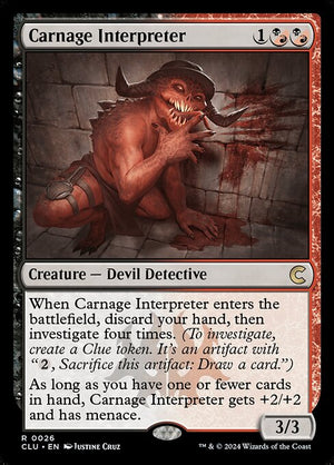 Carnage Interpreter (26) [Ravnica: Clue Edition]