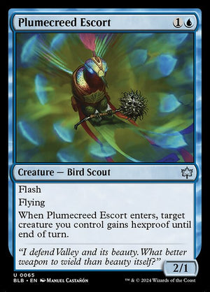 Plumecreed Escort (65) [Bloomburrow]