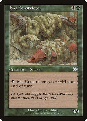 Boa Constrictor (231) [Mercadian Masques]