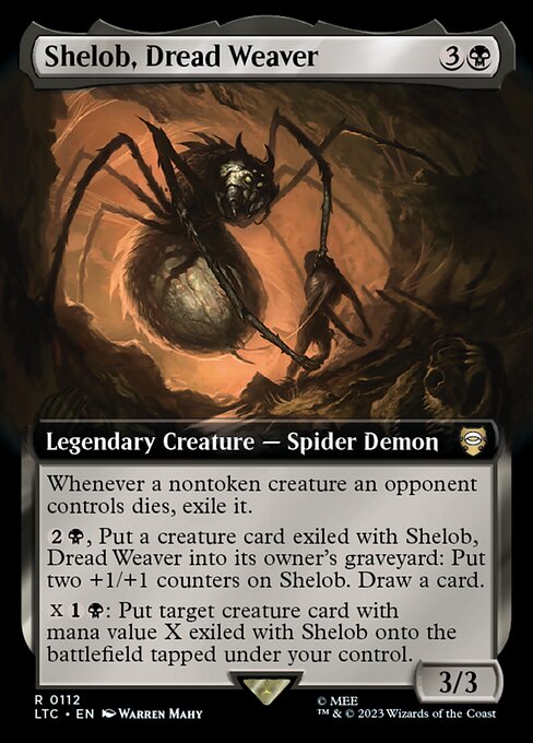 Shelob, Dread Weaver (112) [Tales of Middle-earth Commander] [Extended Art]