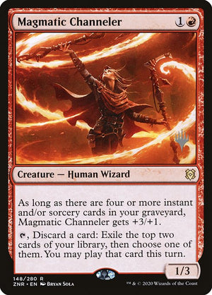 Magmatic Channeler (148p) [Zendikar Rising Promos]