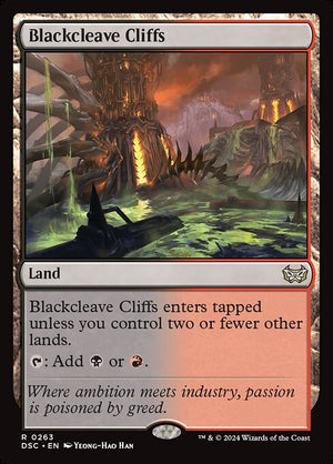 Blackcleave Cliffs (263) [Duskmourn: House of Horror Commander]