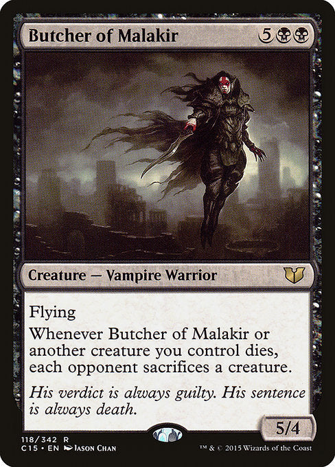 Butcher of Malakir (118) [Commander 2015]