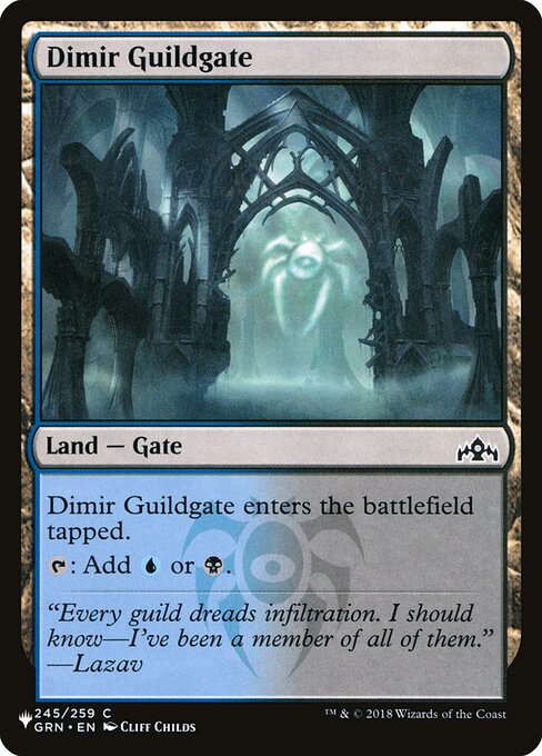 Dimir Guildgate (GRN-245) [The List]