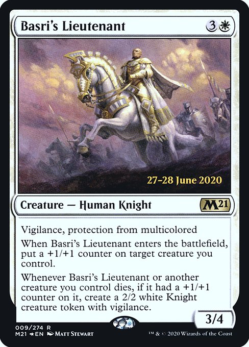 Basri's Lieutenant (9s) [Core Set 2021 Promos]