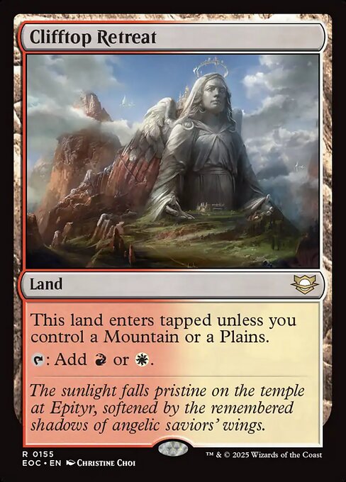 Clifftop Retreat (155) [Edge of Eternities Commander]