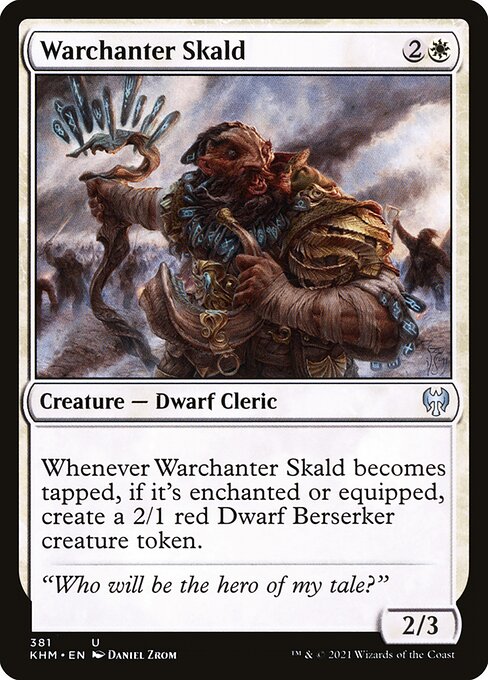 Warchanter Skald (381) [Kaldheim]