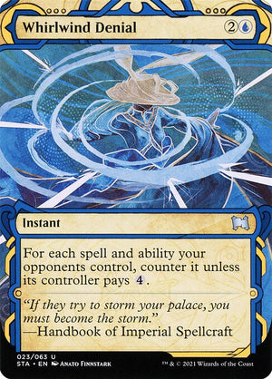 Whirlwind Denial (23) [Strixhaven Mystical Archive] [Showcase, Borderless]