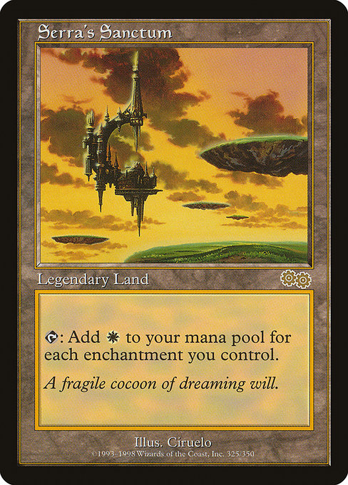 Serra's Sanctum (325) [Urza's Saga]