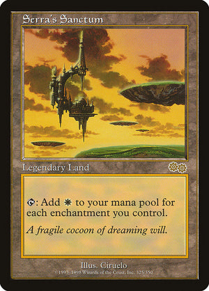 Serra's Sanctum (325) [Urza's Saga]