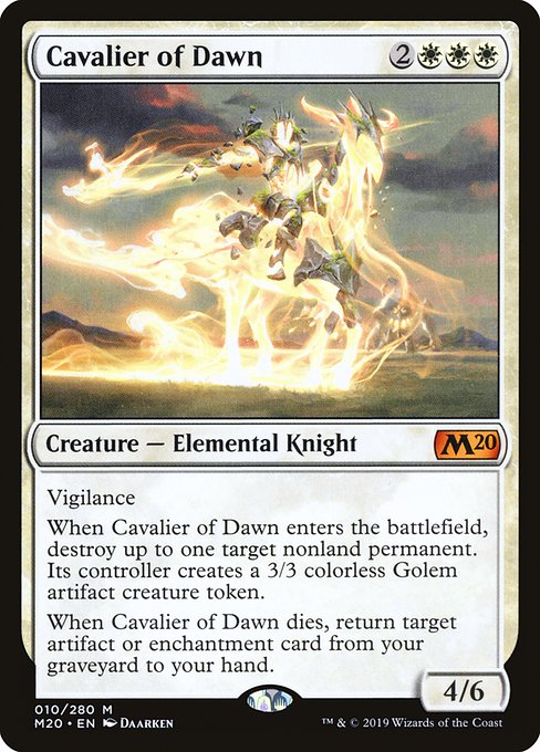 Cavalier of Dawn (10) [Core Set 2020]