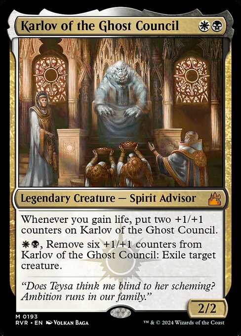 Karlov of the Ghost Council (193) [Ravnica Remastered]