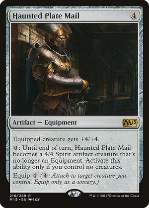 Haunted Plate Mail (218) [Magic 2015]