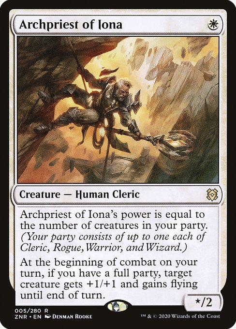 Archpriest of Iona (5) [Zendikar Rising]