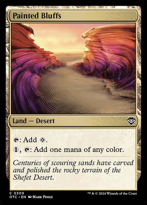 Painted Bluffs (309) [Outlaws of Thunder Junction Commander]